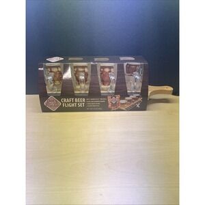 Dots Homestyle Pretzel Craft Beer Flight Set. New